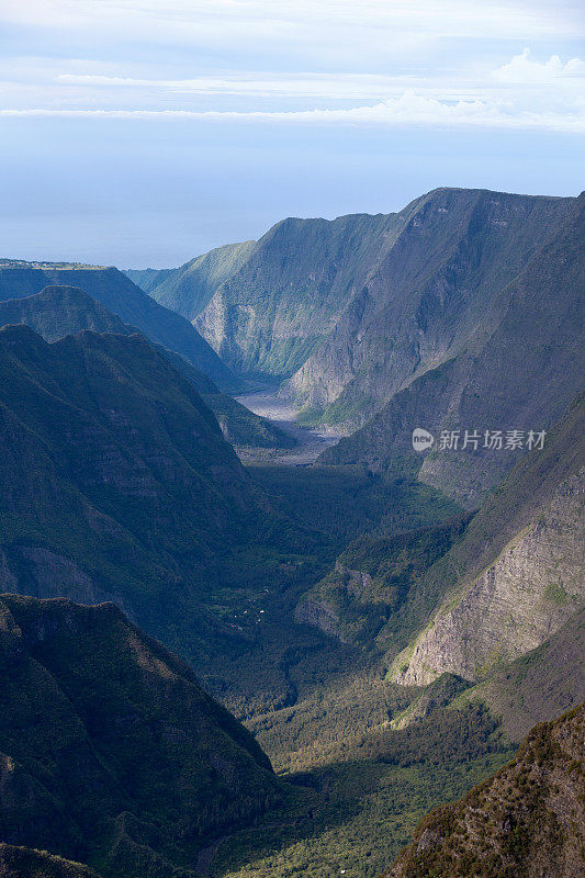 Rivière des Remparts山谷